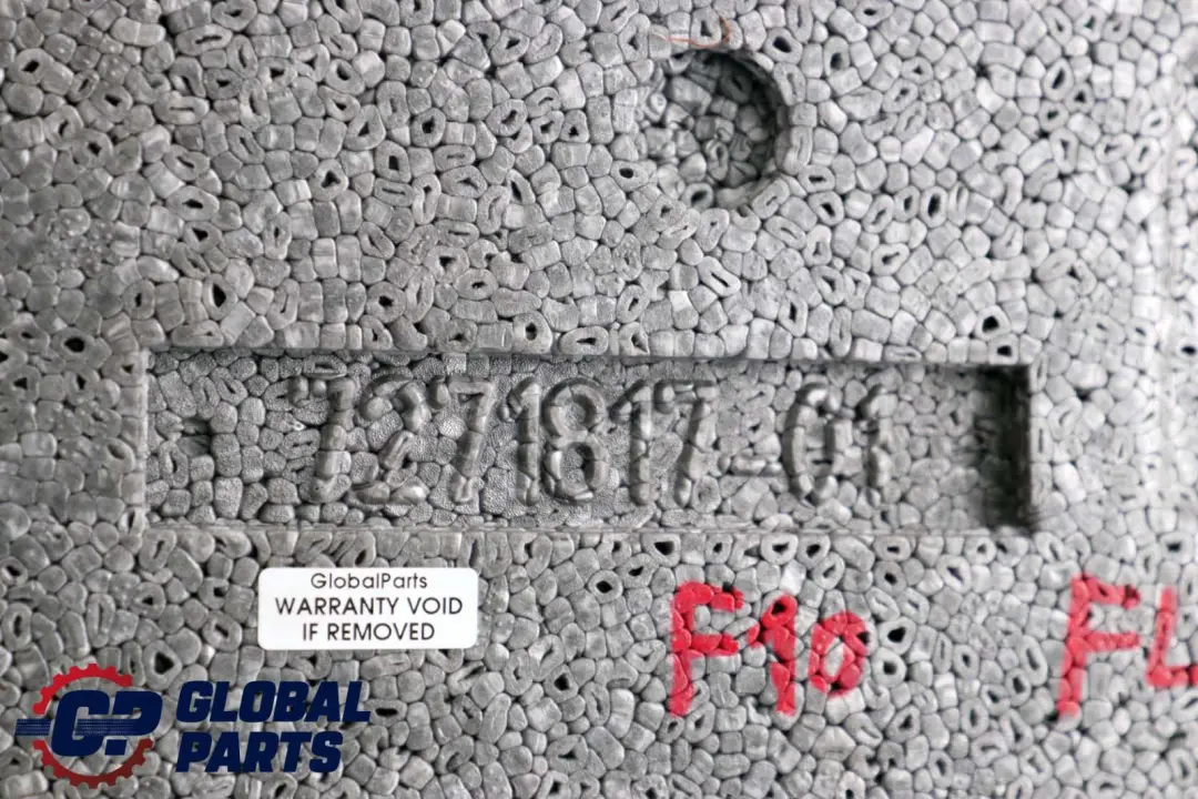 Footwell Front Left N/S Foam Inserts to BMW 5 Series F10 F11 with Part number 7271817 BMW 5 Series F10 F11 Footwell Front Left N/S Foam Inserts - SKU 7271817 - Part number 7271817