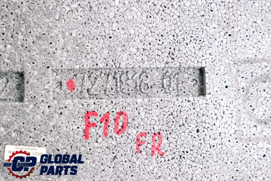 Footwell Front Right O/S Foam Inserts to BMW 5 Series F10 F11 with Part number 7271818 BMW 5 Series F10 F11 Footwell Front Right O/S Foam Inserts - SKU 7271818 - Part number 7271818