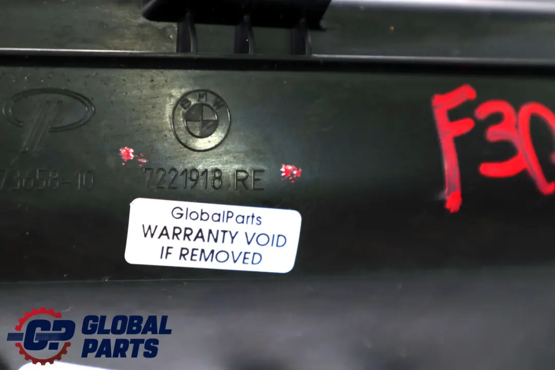BMW F30 Cover Strip Entrance Inner Rear Right Noir - SKU 7272594 - Numéro de pièce 7221918