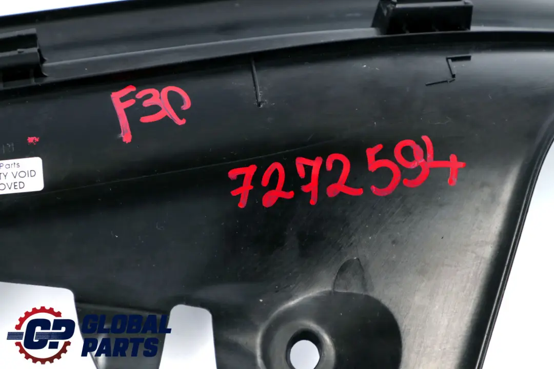 BMW F30 Tapa Tira Entrada Interior Trasera Derecha Negro - SKU 7272594 - Número de pieza 7221918