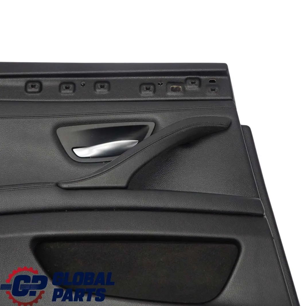 BMW 5 F10 F11 Trasera Izquierda Tarjeta Puerta Forro Panel Trim Cuero Negro - SKU 7273279 - Número de pieza 7273279