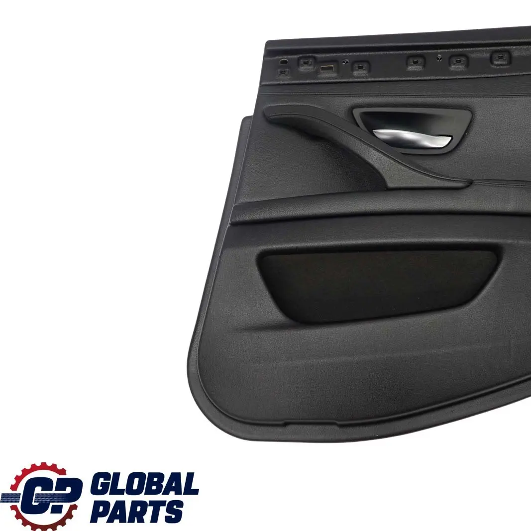 Right O/S Door Card Lining Trim Panel Black Leather to BMW 5 F10 F11 Rear with Part number 7273280 BMW 5 F10 F11 Rear Right O/S Door Card Lining Trim Panel Black Leather - SKU 7273280 - Part number 7273280