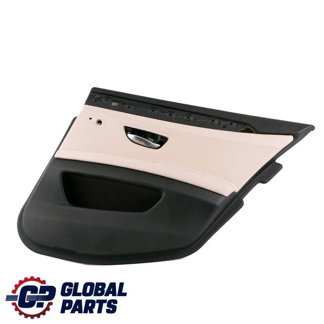 Right O/S Door Card Lining Panel Leather Oyster to BMW 5 Series F10 F11 Rear with Part number 7273286 BMW 5 Series F10 F11 Rear Right O/S Door Card Lining Panel Leather Oyster - SKU 7273286 - Part number 7273286