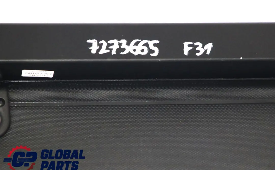 Trasero Persiana Enrollable Estante Carga Cubierta Negro para BMW F31 con número de pieza 7273665 BMW F31 Trasero Persiana Enrollable Estante Carga Cubierta Negro - SKU 7273665 - Número de pieza 7273665