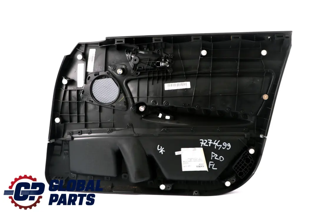 Delantero Izquierdo Puerta Forro Tarjeta Tela Antracita Mover para BMW F20 con número de pieza 7274499 BMW F20 Delantero Izquierdo Puerta Forro Tarjeta Tela Antracita Mover - SKU 7274499 - Número de pieza 7274499