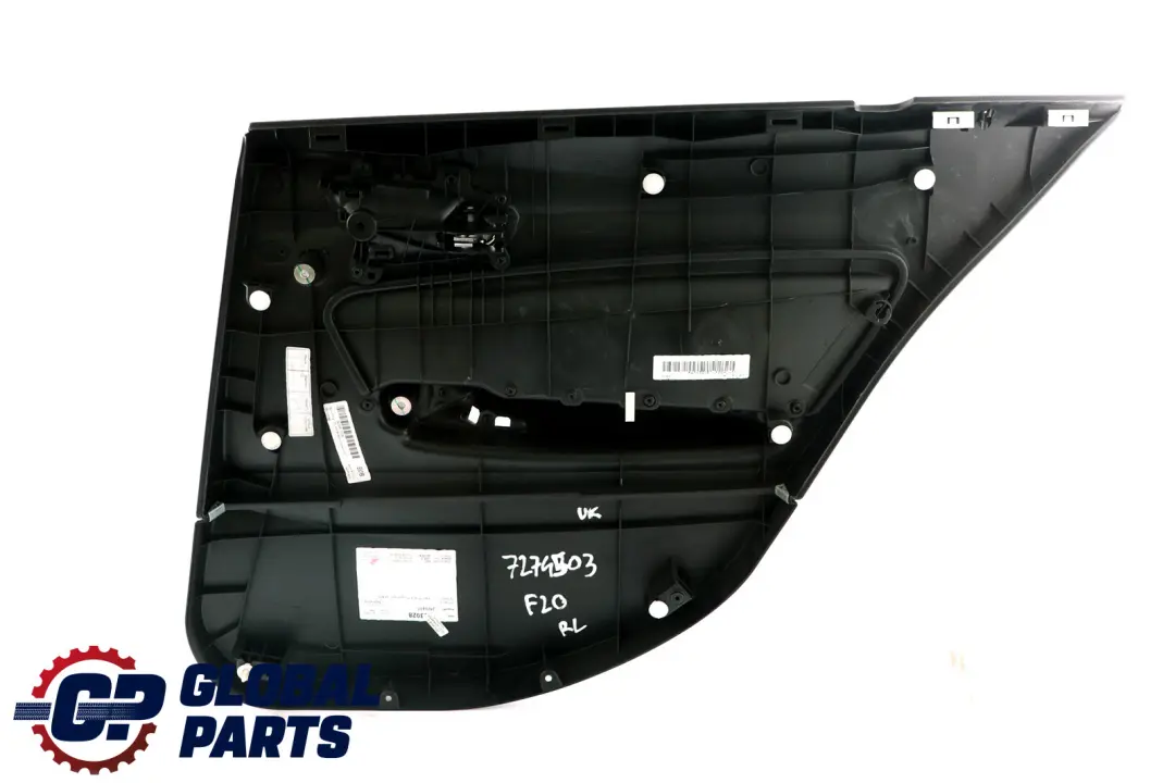 BMW 1 Series F20 Rear Left N/S Door Lining Card Cloth Fabric Anthracite Move - SKU 7274503 - Part number 7274503