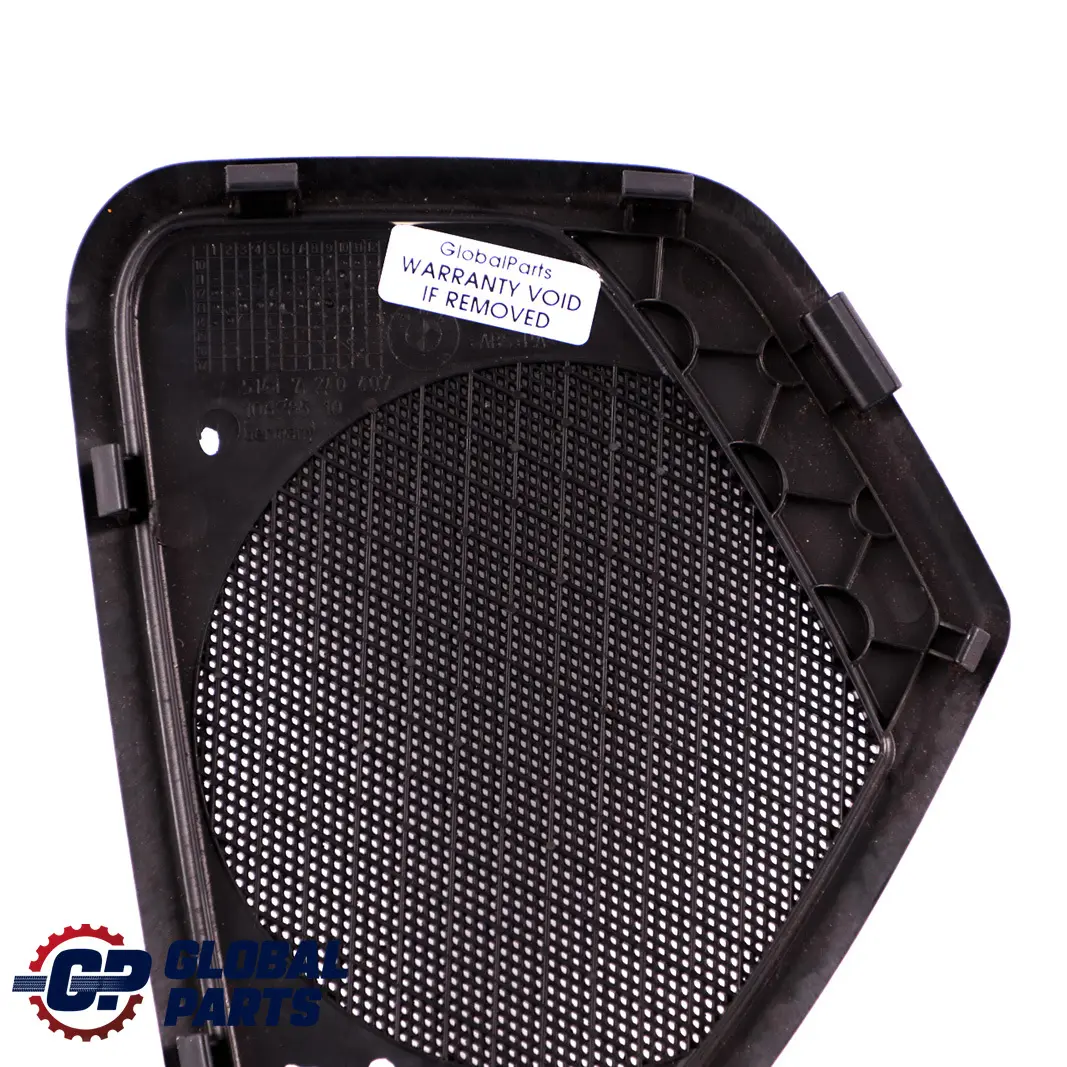 BMW 1 Series F20 F21 LCI Cover Speaker Black Door Panel Trim Left Black N/S - SKU 7274507 - Part number 7274507