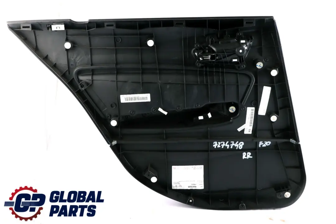 BMW 1 Reihe F20 Türverkleidung Hinten Rechts Leder Dakota Schwarz - SKU 7274748 - Teilenummer 7274748