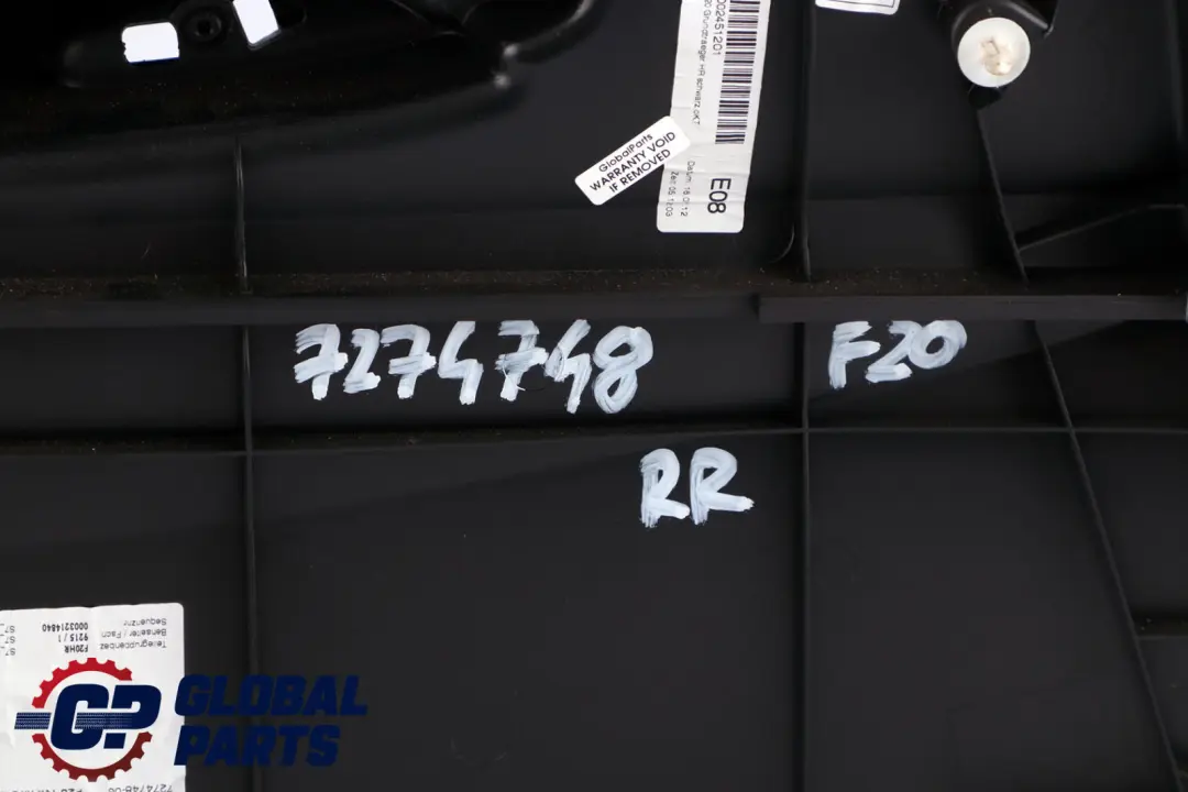 Pannello Porta Posteriore Destra Pelle Dakota Nero per BMW F20 con numero di parte 7274748 BMW F20 Pannello Porta Posteriore Destra Pelle Dakota Nero - SKU 7274748 - Numero di parte 7274748