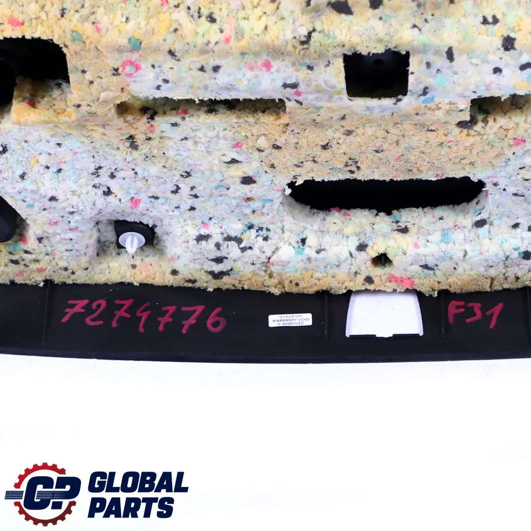 Verkleidung Heckklappe Unten für BMW 3 er F31 mit Teilenummer 7274776 BMW 3 er F31 Verkleidung Heckklappe Unten - SKU 7274776 - Teilenummer 7274776