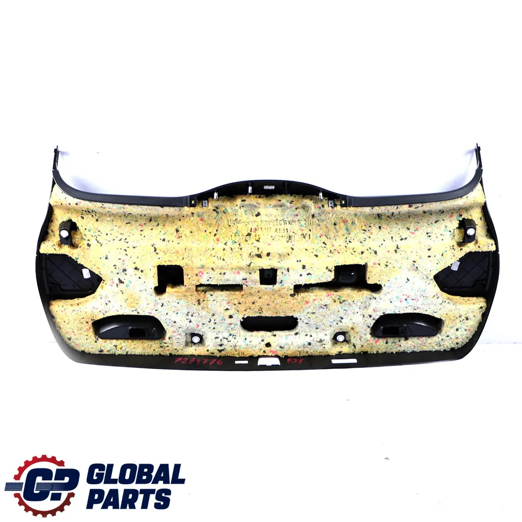 Boot Trunk Lid Tailgate Lower Trim Panel to BMW 3 Series F31 Touring with Part number 7274776 BMW 3 Series F31 Touring Boot Trunk Lid Tailgate Lower Trim Panel - SKU 7274776 - Part number 7274776