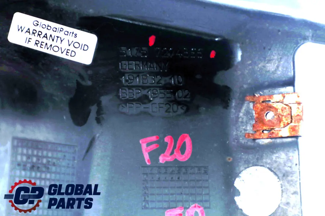 Couvercle De Direction Avant Droit O/S pour BMW F20 F21 F30 F31 à propos du numéro de pièce 7274866 BMW F20 F21 F30 F31 Couvercle De Direction Avant Droit O/S - SKU 7274866 - Numéro de pièce 7274866