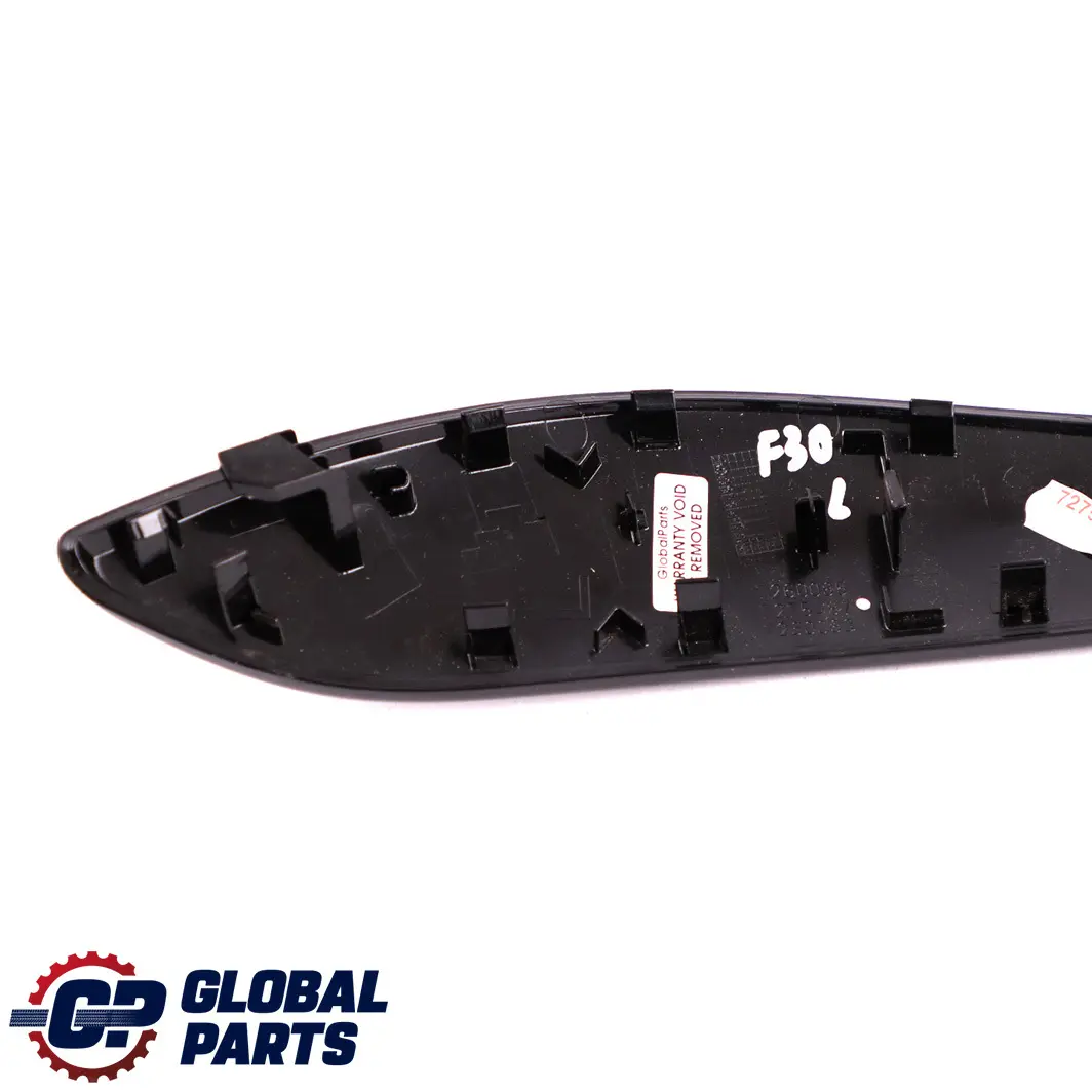 BMW F30 F31 F32 Interior Trim Door Pull Cover Left N/S Piano Black - SKU 7275487 - Part number 7275487