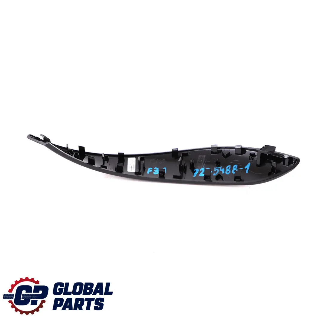 BMW 3 4 F30 F31 F32 1 Interior Trim Door Pull Cover Right Piano Black - SKU 7275488-1 - Part number 7275488