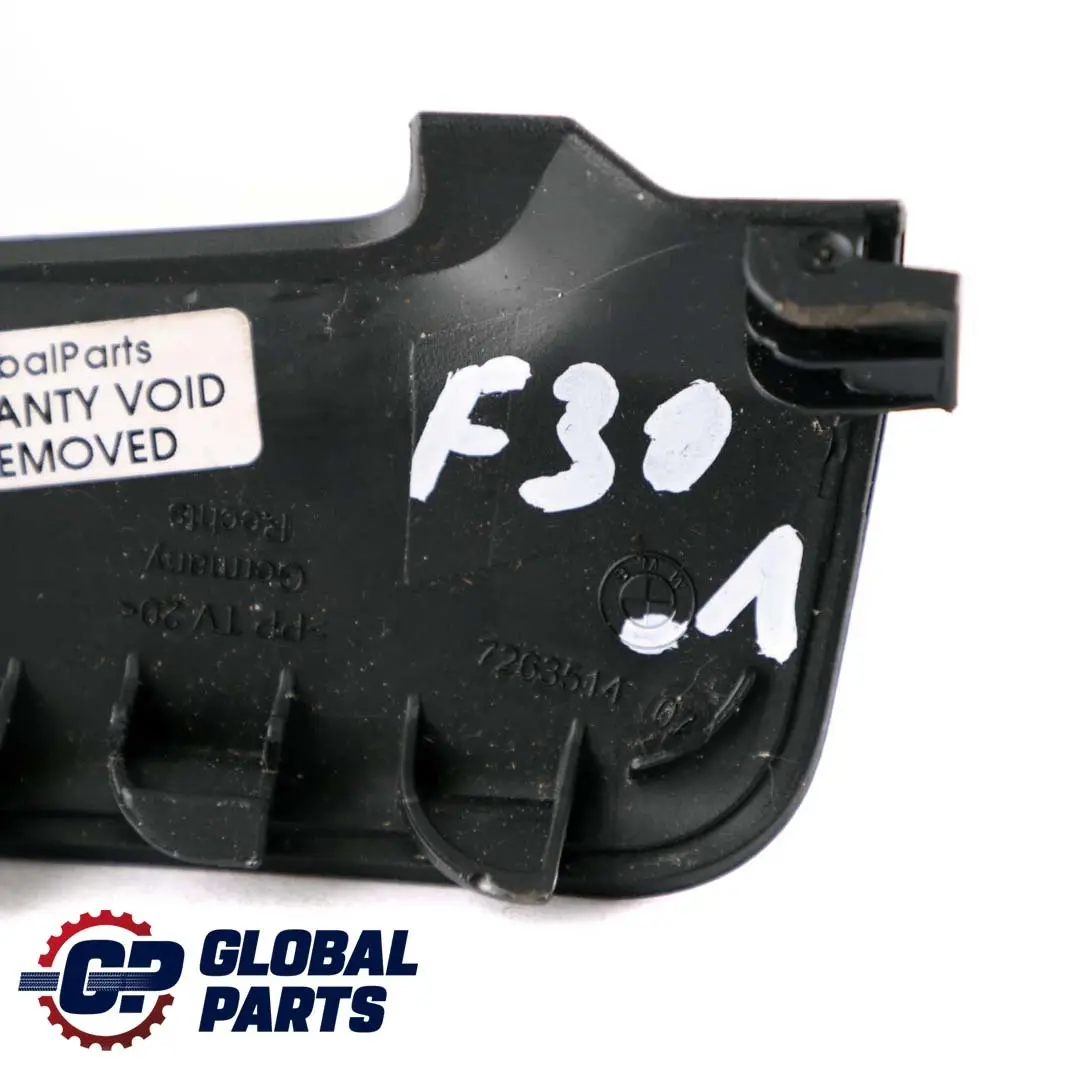 BMW F20 F30 F31 LCI Abdeckung Gurtschloss Rechts Schwarz 7263514 - SKU 7275692 - Teilenummer 7275692