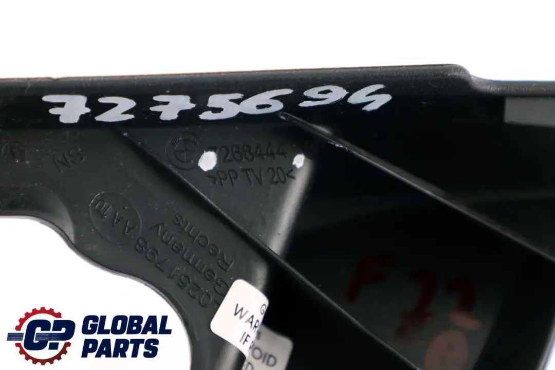 BMW 1 2 4 er F21 F22 F32 LCI Blende Gurtendbeschlag Links Schwarz 7268444 - SKU 7275694 - Teilenummer 7275694