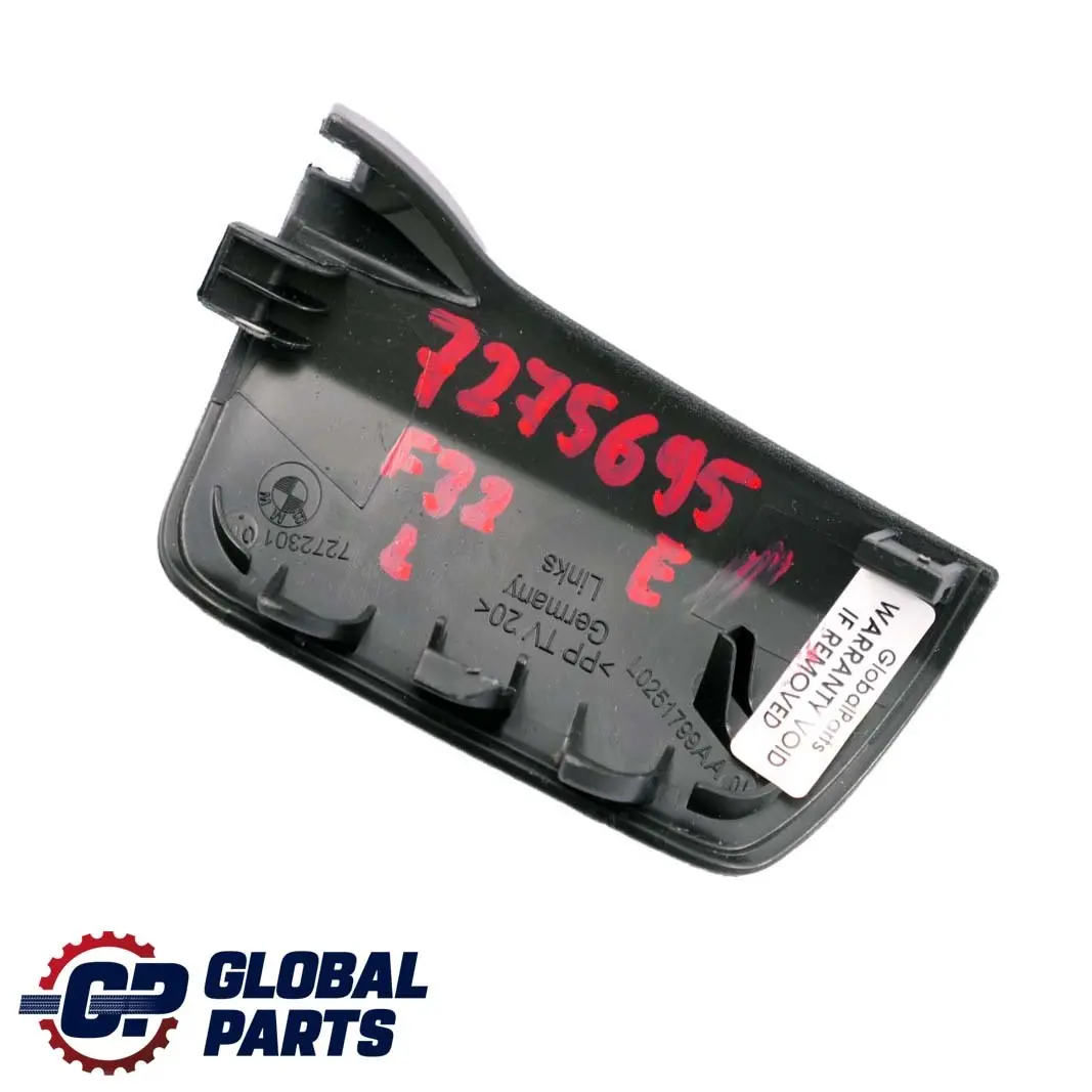 Osłona Zamka Pasa Bezpieczeństwa Lewa do BMW F21 F22 F32 LCI o numerze 7275695 BMW F21 F22 F32 LCI Osłona Zamka Pasa Bezpieczeństwa Lewa - SKU 7275695 - Numer Części 7275695