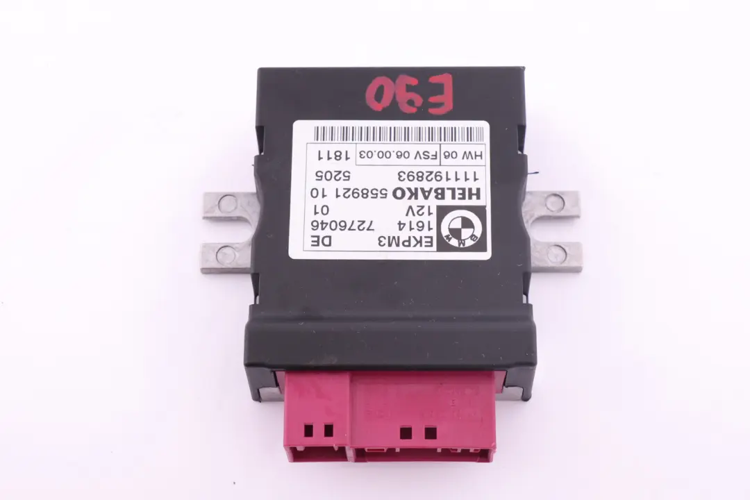 Steuergerät für Kraftstoffpumpe für BMW E60 E61 E81 E87 E90 E91 E92 mit Teilenummer 7276046 BMW E60 E61 E81 E87 E90 E91 E92 Steuergerät für Kraftstoffpumpe - SKU 7276046 - Teilenummer 7276046