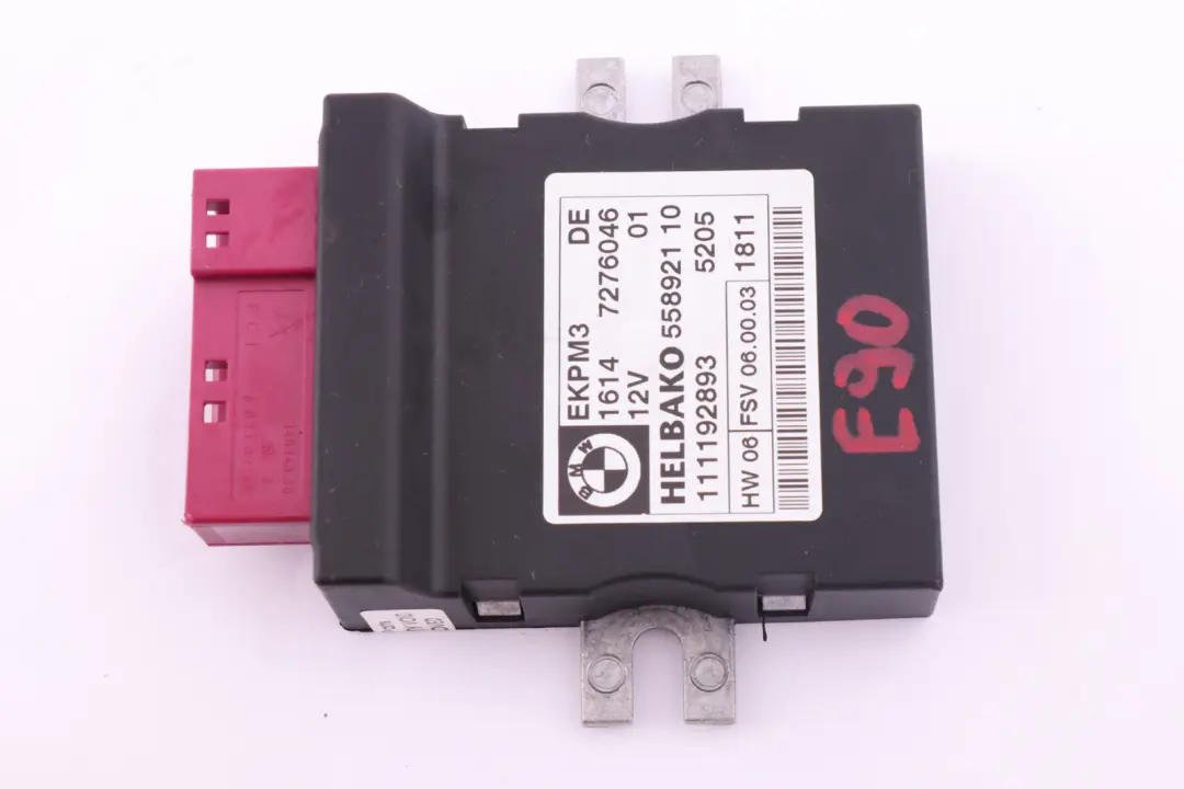 Moduł sterownik pompy paliwa do BMW E60 E81 E87 E90 o numerze 7276046 BMW E60 E81 E87 E90 Moduł sterownik pompy paliwa - SKU 7276046 - Numer Części 7276046