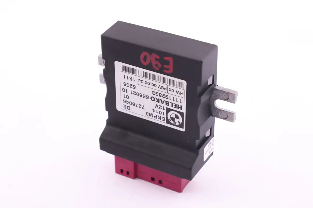 Steuergerät für Kraftstoffpumpe für BMW E60 E61 E81 E87 E90 E91 E92 mit Teilenummer 7276046 BMW E60 E61 E81 E87 E90 E91 E92 Steuergerät für Kraftstoffpumpe - SKU 7276046 - Teilenummer 7276046