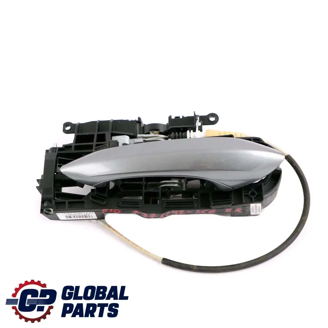 BMW 5 Series F10 F11 Complete Rear Right Grab Handle O/S Spacegrau Space Grey - SKU 7276242-SCG - Part number 7276242