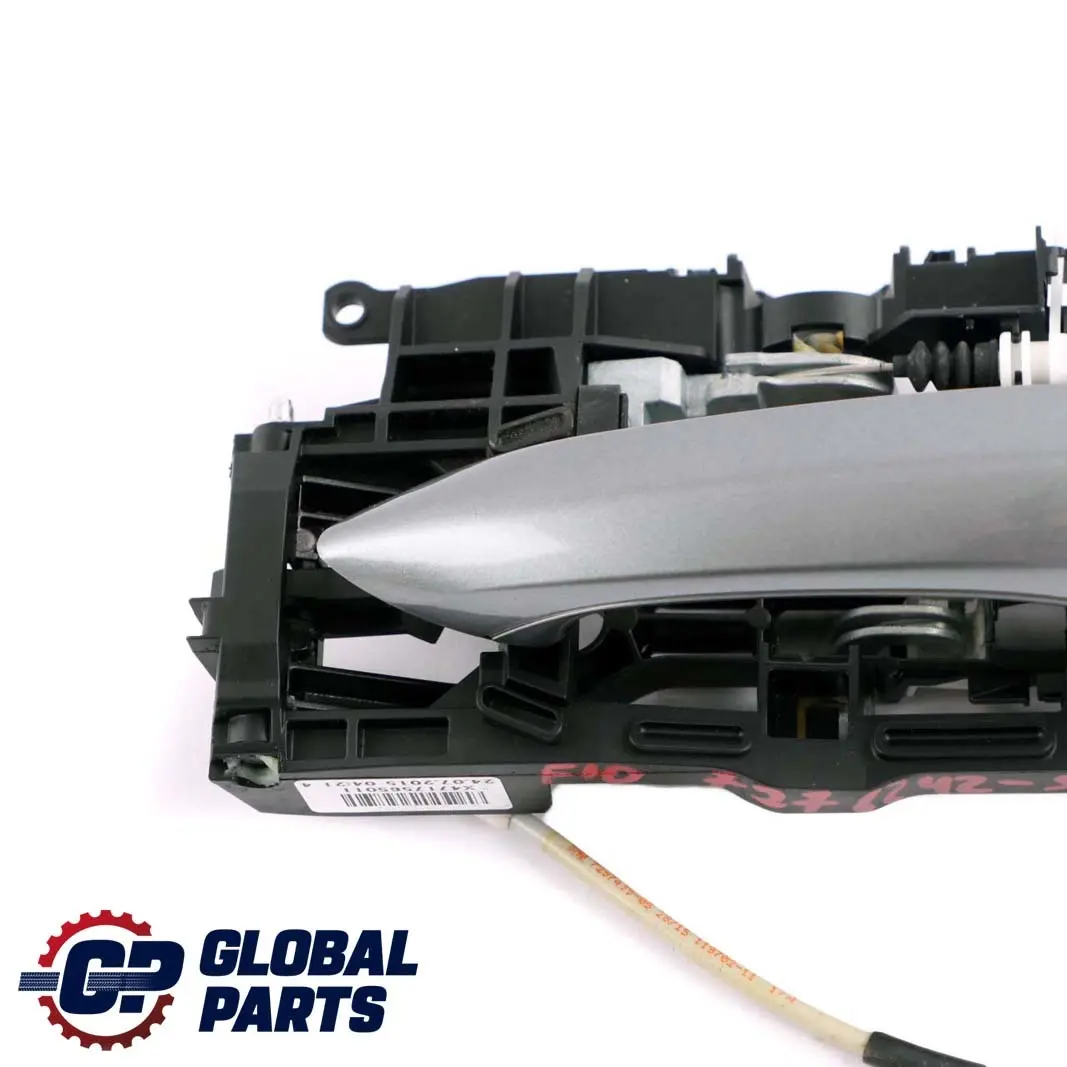 BMW 5 Series F10 F11 Complete Rear Right Grab Handle O/S Spacegrau Space Grey - SKU 7276242-SCG - Part number 7276242