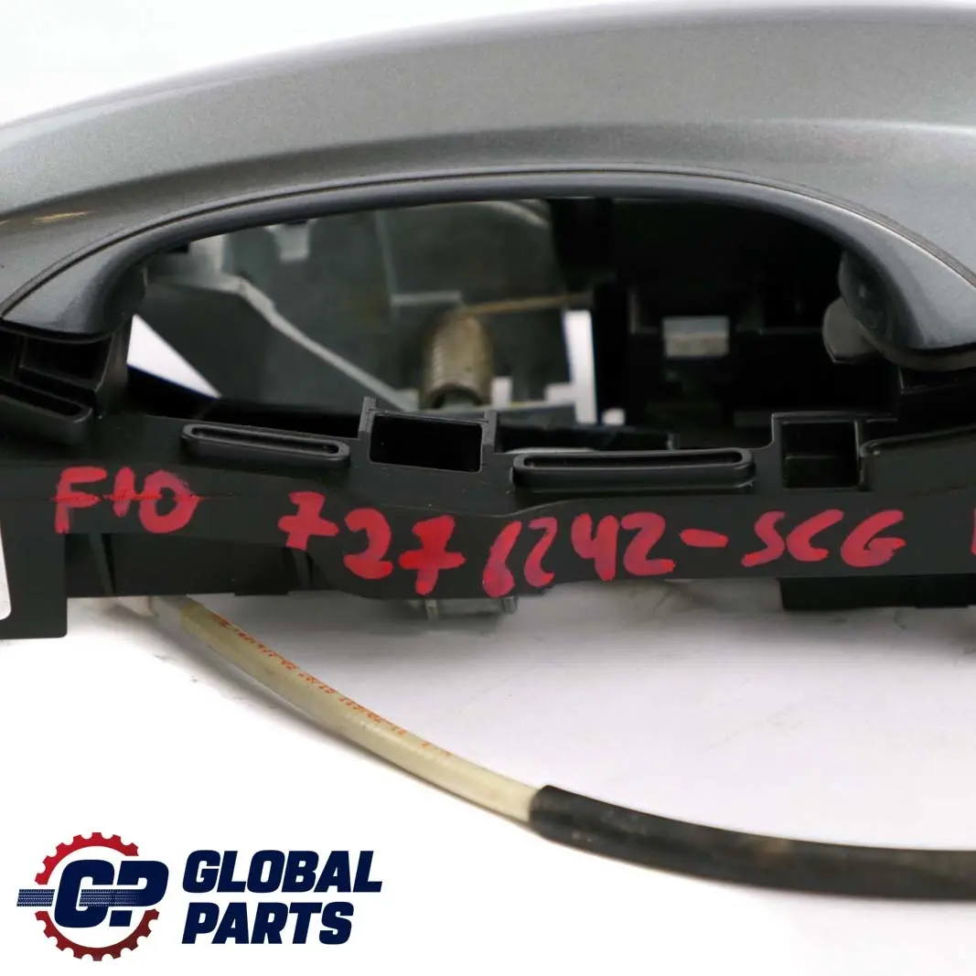 BMW 5 Series F10 F11 Complete Rear Right Grab Handle O/S Spacegrau Space Grey - SKU 7276242-SCG - Part number 7276242