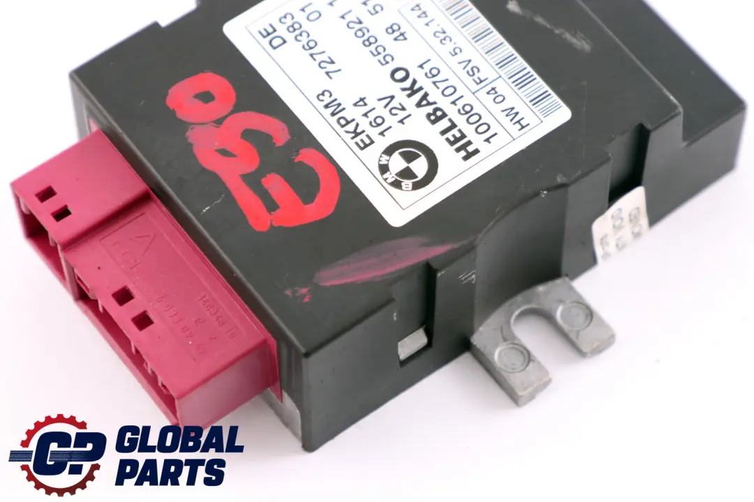 Unidad De Control De La Bomba De Combustible ECU para BMW E81 E87 E90 E91 LCI con número de pieza 7276383 BMW E81 E87 E90 E91 LCI Unidad De Control De La Bomba De Combustible ECU - SKU 7276383 - Número de pieza 7276383