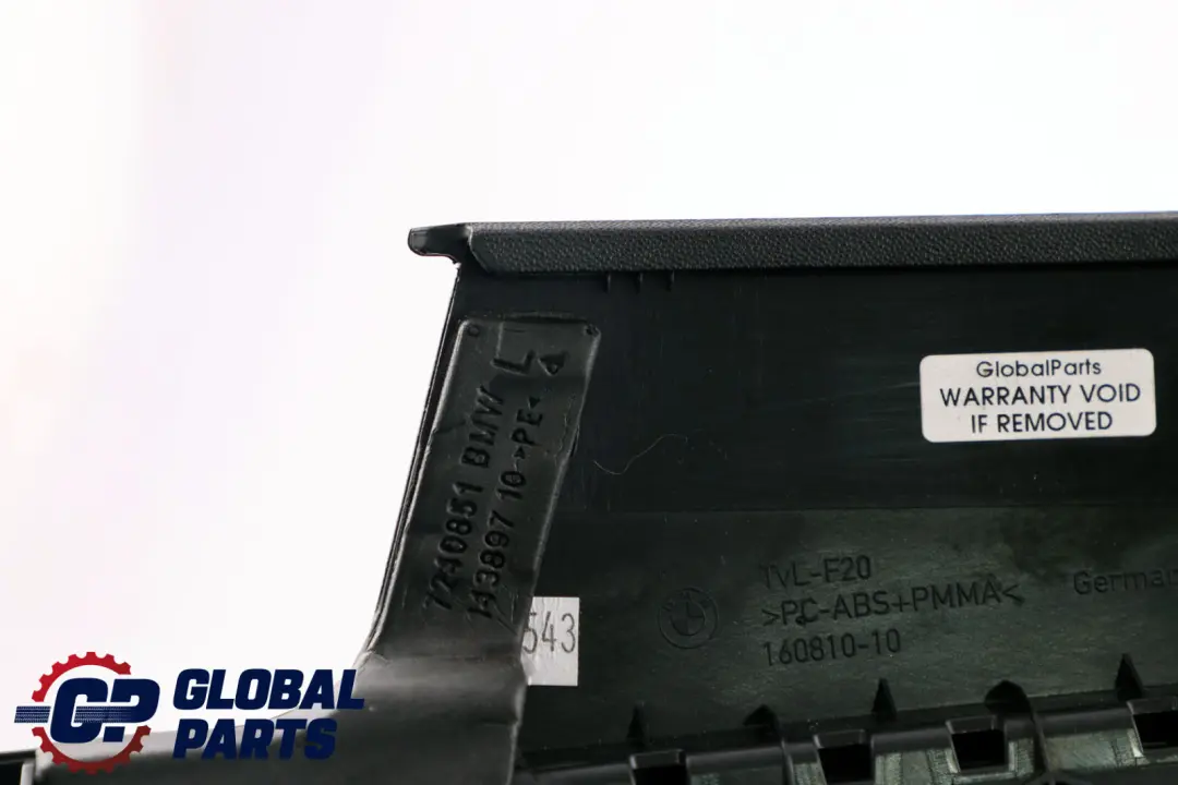 BMW F20 F20 LCI Front Left Door N/S Column B Pillar Cover Glanzschwarz - SKU 7276961 - Part number 7276961