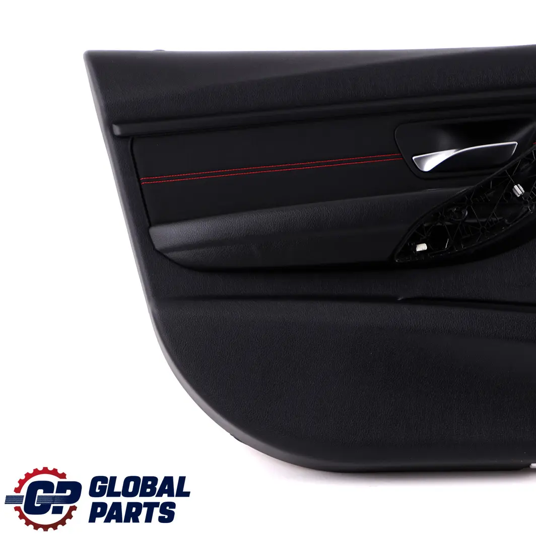 BMW 3 F30 F31 Front Left N/S Door Card Lining Panel Fabric Anthracite Red - SKU 7279185 - Part number 7279185
