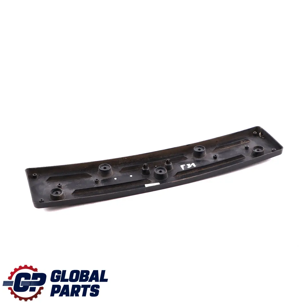 BMW F30 F31 Front Bumper License Plate Bracket Holder Trim - SKU 7279708 - Part number 7279708
