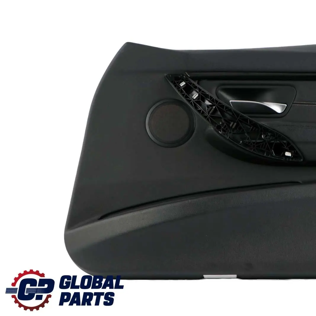 BMW 3 F30 F31 Front Right O/S Door Card Lining Panel Leather Black Oyster - SKU 7280770 - Part number 7280770