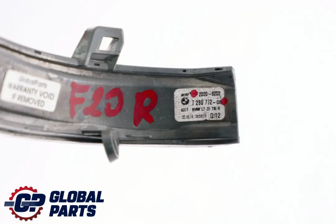 Auxiliary Turn Indicator Mirror Right O/S to BMW F20 F21 F22 F30 F31 with Part number 7280772 BMW F20 F21 F22 F30 F31 Auxiliary Turn Indicator Mirror Right O/S - SKU 7280772 - Part number 7280772
