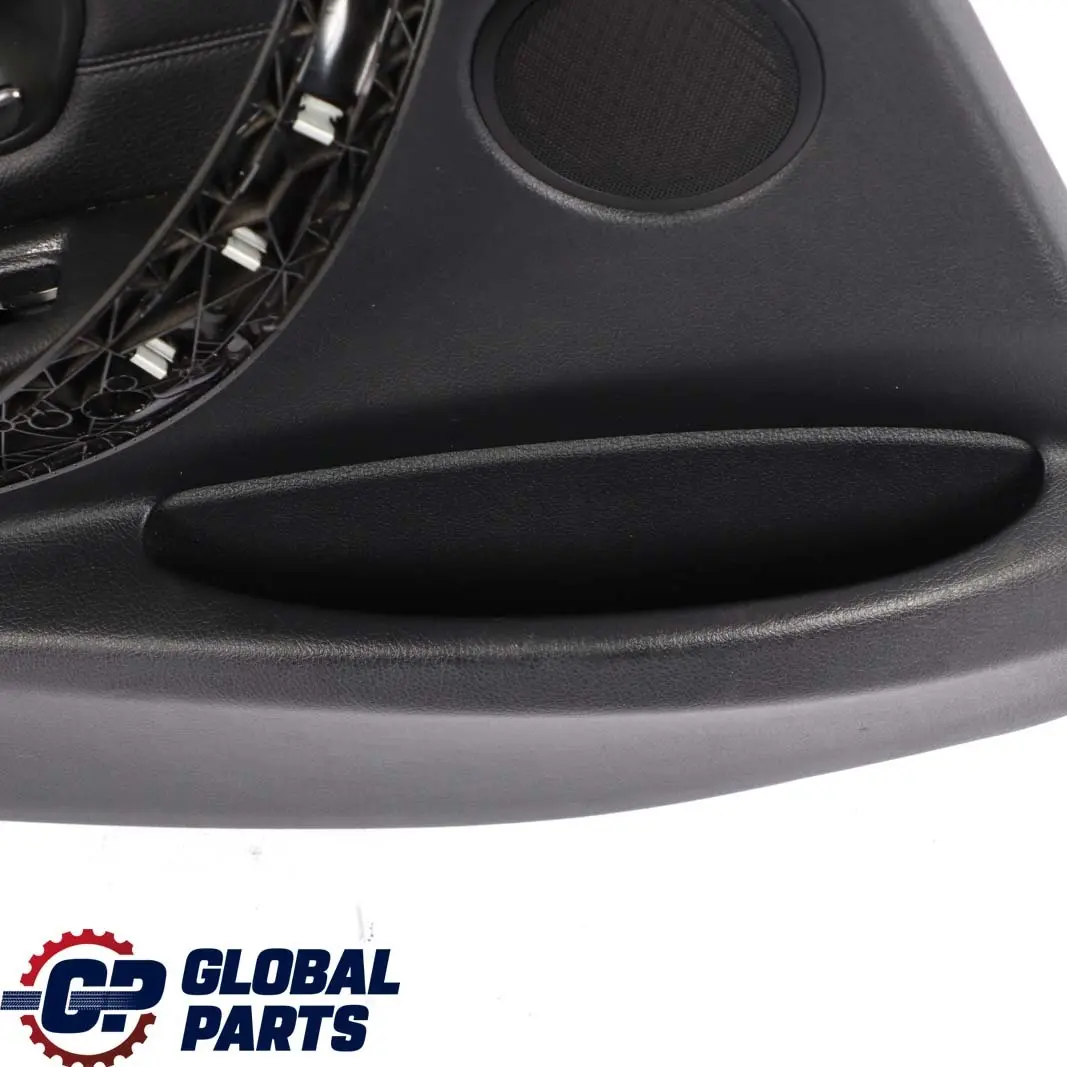 BMW F30 F31 Rivestimento pannello porta posteriore sinistro in pelle nera - SKU 7280903 - Numero di parte 7280903