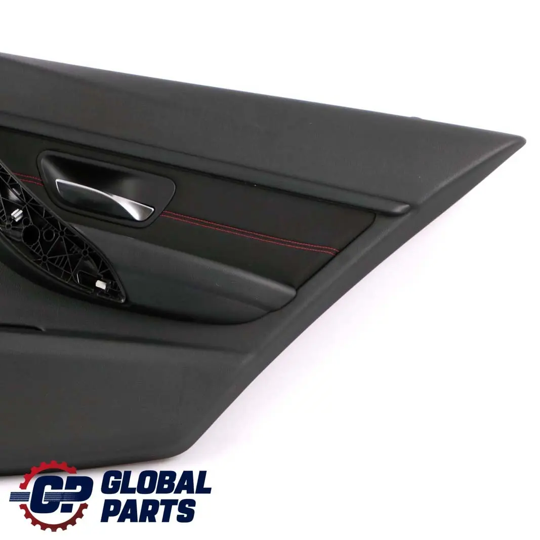 Right O/S Door Card Lining Panel Fabric Anthracite / Akzent Red to BMW F30 F31 Rear with Part number 7280930 BMW F30 F31 Rear Right O/S Door Card Lining Panel Fabric Anthracite / Akzent Red - SKU 7280930 - Part number 7280930