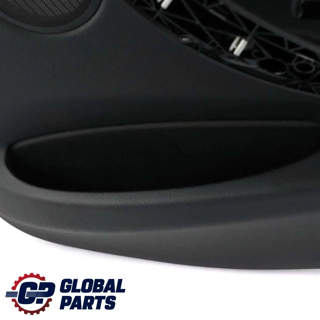 BMW F30 F31 Rear Right O/S Door Card Lining Panel Fabric Anthracite / Akzent Red - SKU 7280930 - Part number 7280930