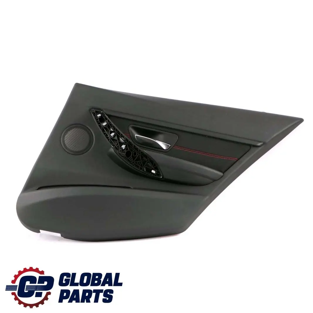 Right O/S Door Card Lining Panel Fabric Anthracite / Akzent Red to BMW F30 F31 Rear with Part number 7280930 BMW F30 F31 Rear Right O/S Door Card Lining Panel Fabric Anthracite / Akzent Red - SKU 7280930 - Part number 7280930
