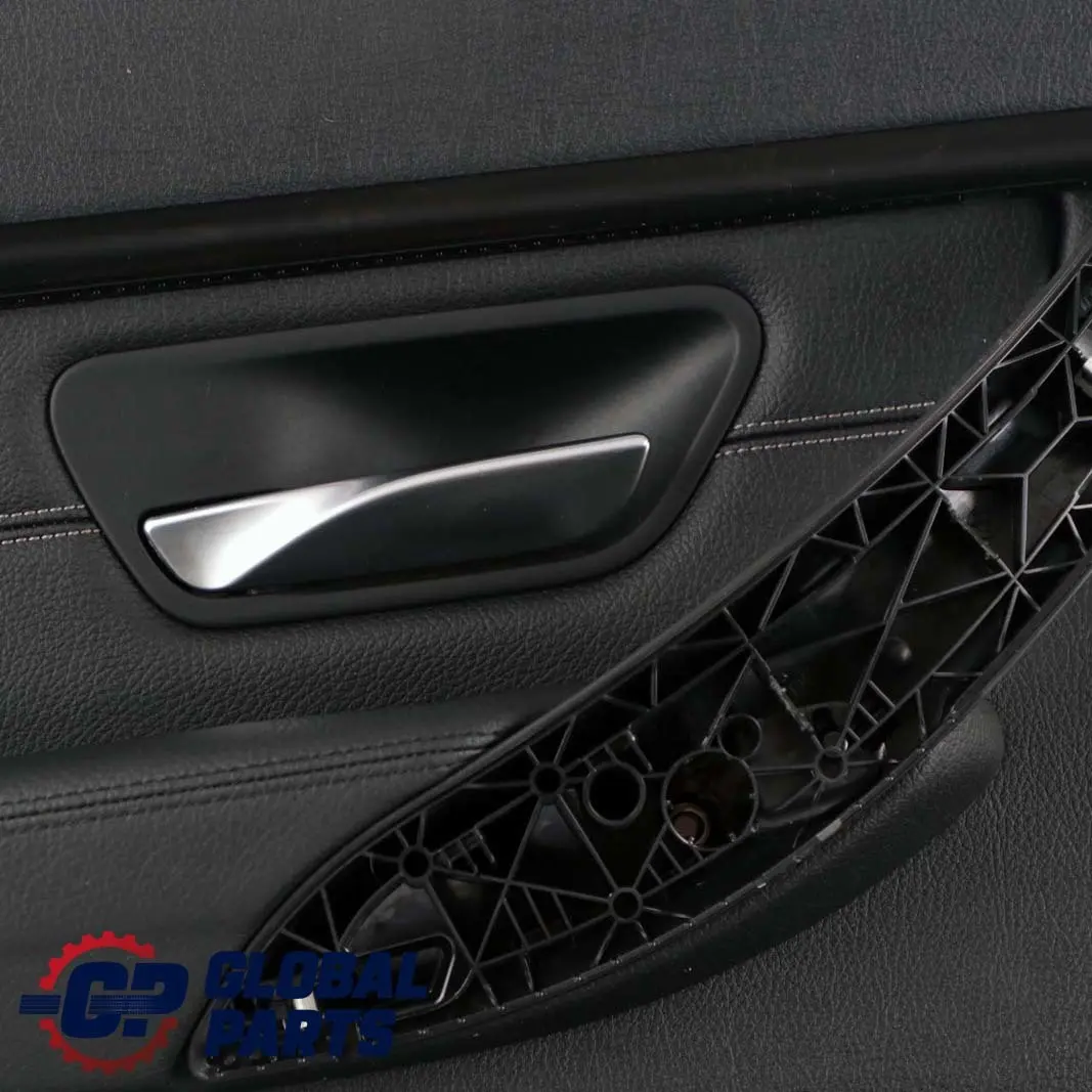 BMW 3 Series F30 F31 Rear Left N/S Door Card Lining Panel Leather Black Oyster - SKU 7280943 - Part number 7280943