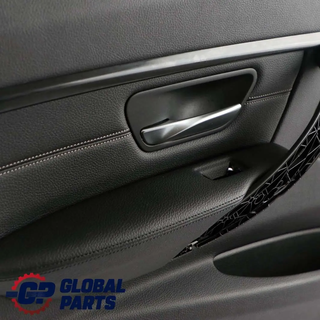 BMW 3 Series F30 F31 Rear Left N/S Door Card Lining Panel Leather Black Oyster - SKU 7280943 - Part number 7280943