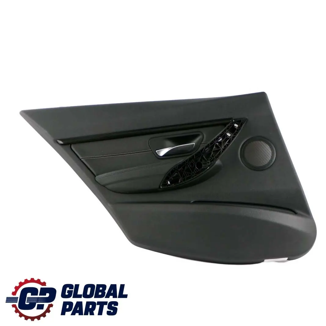 Left N/S Door Card Lining Panel Leather Black Oyster to BMW 3 Series F30 F31 Rear with Part number 7280943 BMW 3 Series F30 F31 Rear Left N/S Door Card Lining Panel Leather Black Oyster - SKU 7280943 - Part number 7280943