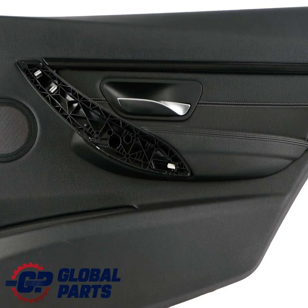 BMW 3 Series F30 F31 Rear Right O/S Door Card Lining Panel Leather Black Oyster - SKU 7280944 - Part number 7280944