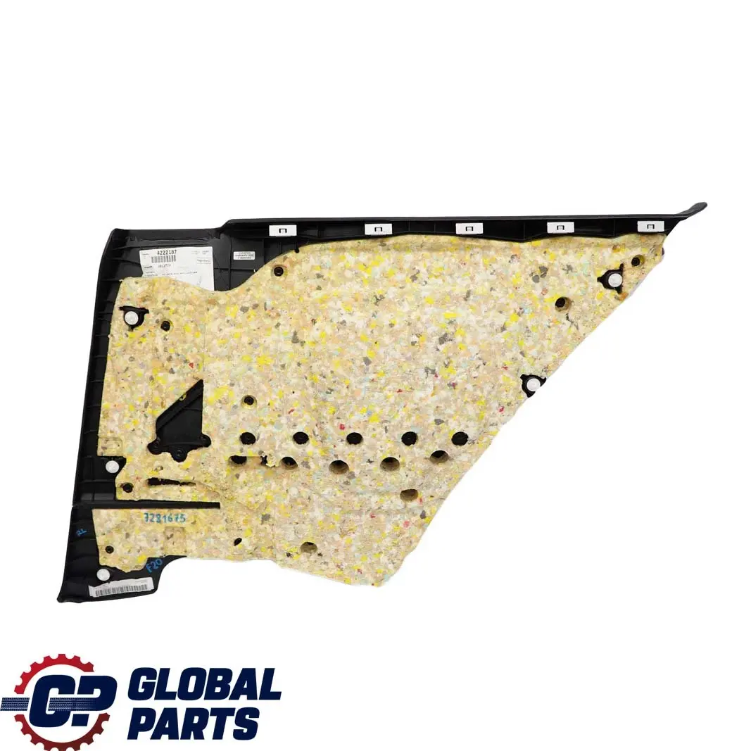  *BMW 1 Reihe F21 Türverkleidung Hinten Links Stoff Anthrazit Akzent Rot - SKU 7281675 - Teilenummer 7281675