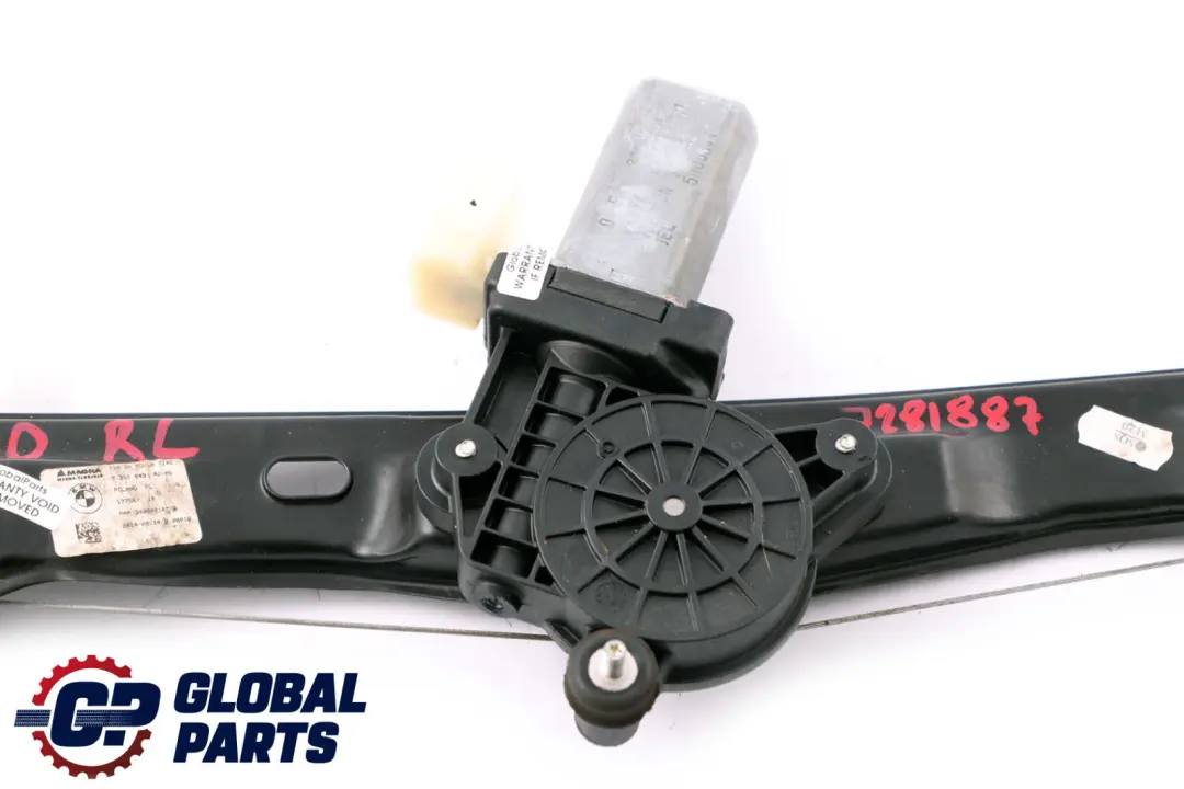 BMW 3 Series F30 F31 F80 M3 Window Lifter Regulator Rear Left N/S 7351049 - SKU 7281887 - Part number 7281887