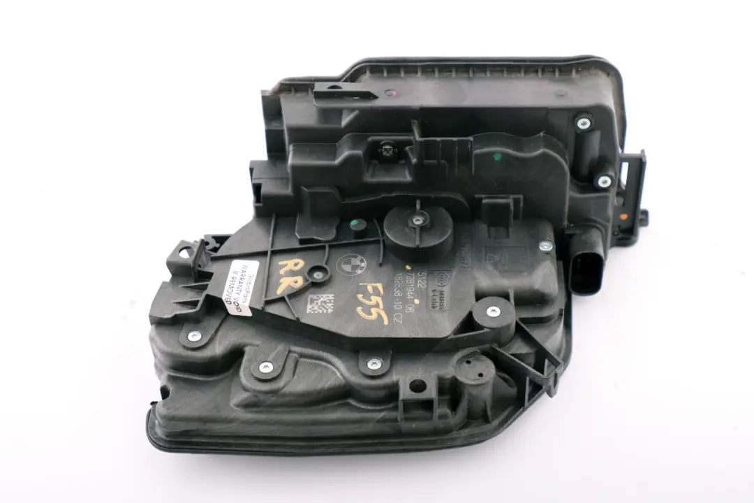 cerradura de la puerta trasera derecha pestillo completo para Mini F54 F55 con número de pieza 7281944 Mini F54 F55 cerradura de la puerta trasera derecha pestillo completo - SKU 7281944 - Número de pieza 7281944