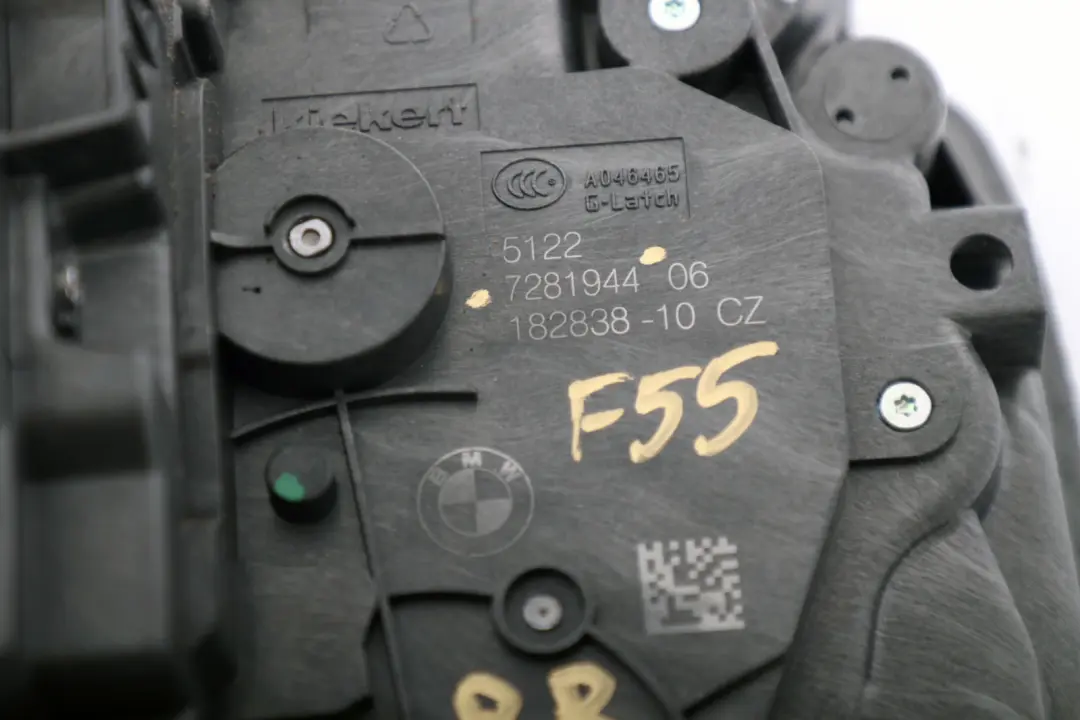 Mini F54 F55 sistema chiusura della porta posteriore destra completo - SKU 7281944 - Numero di parte 7281944