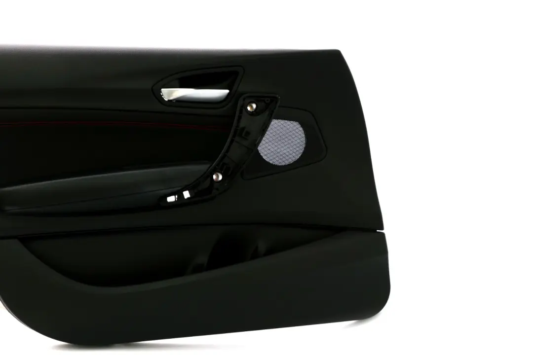 Front Left N/S Door Lining Card Cloth Fabric Black Red to BMW 1 Series F20 with Part number 7282801 BMW 1 Series F20 Front Left N/S Door Lining Card Cloth Fabric Black Red - SKU 7282801 - Part number 7282801
