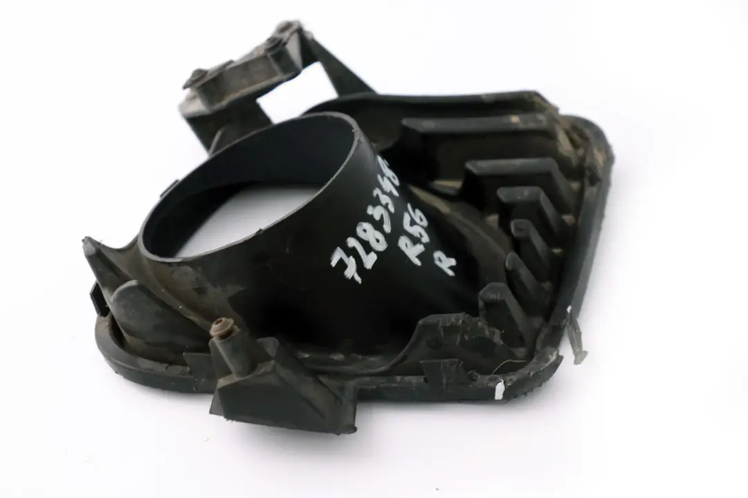 Front Bumper Fog Light Cover Right O/S Black to Mini R55 R56 R57 1 JCW with Part number 7283348 Mini R55 R56 R57 1 JCW Front Bumper Fog Light Cover Right O/S Black - SKU 7283348-1 - Part number 7283348