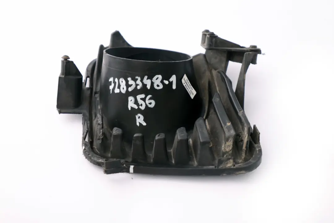 Mini R55 R56 R57 1 JCW Front Bumper Fog Light Cover Right O/S Black - SKU 7283348-1 - Part number 7283348