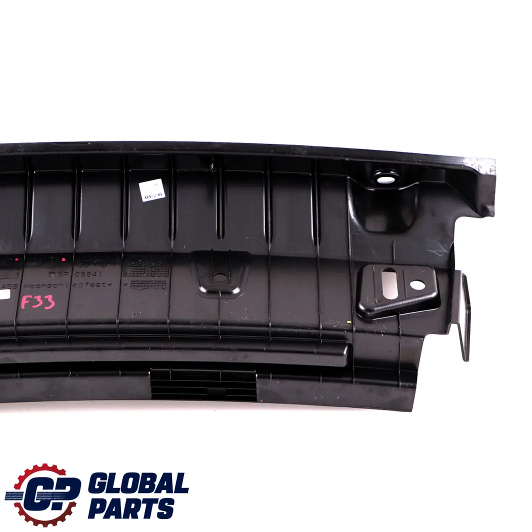 BMW 4 Series F33 F83 M4 LCI Boot Trunk Lid Loading Sill Cover Black - SKU 7284139 - Part number 7284139
