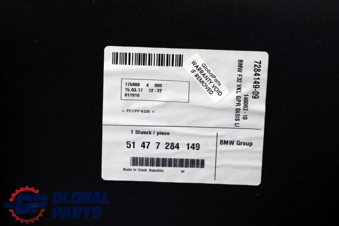 Trunk Luggage Trim Panel Boot Left N/S to BMW 4 Series F32 F82 M4 LCI with Part number 7284149 BMW 4 Series F32 F82 M4 LCI Trunk Luggage Trim Panel Boot Left N/S - SKU 7284149 - Part number 7284149